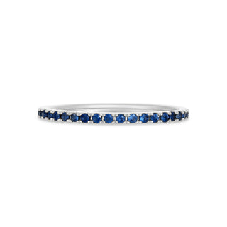 TIBAL Sapphire Eternity Band  Lindsey Leigh Jewelry.
