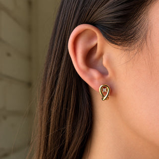 tiny blossom stud in earring jacket
