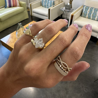 Triple Marquise Cut  Lindsey Leigh Jewelry.
