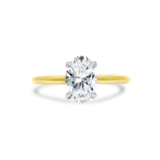 1.21ct Oval Mined Diamond Solitaire  Lindsey Leigh Jewelry.
