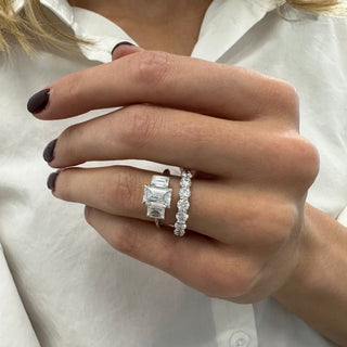 2.40ctw Shared Prong Band  Lindsey Leigh Jewelry.
