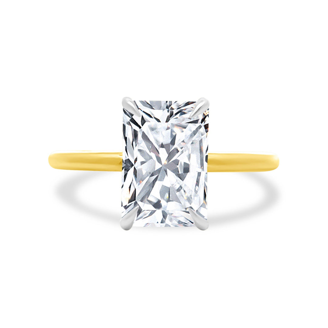 Radiant Diamond Solitaire – Lindsey Leigh Jewelry