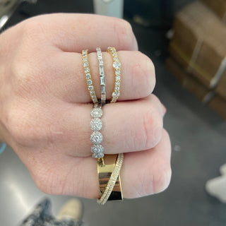 4 Prong Diamond Eternity Band  Lindsey Leigh Jewelry.
