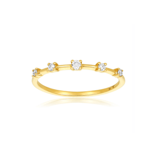 4 Prong Graduated Diamond Ring  Lindsey Leigh Jewelry.
