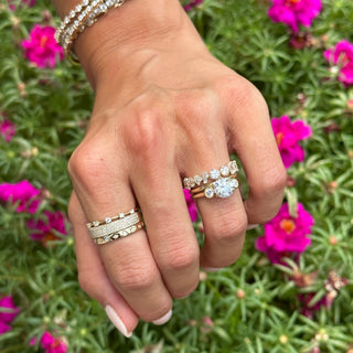 4 Prong Graduated Diamond Ring  Lindsey Leigh Jewelry.
