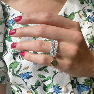 5 Diamond Band  Lindsey Leigh Jewelry.
