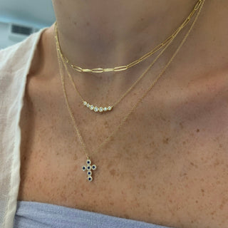 7 Diamond Bubble Necklace  Lindsey Leigh Jewelry.
