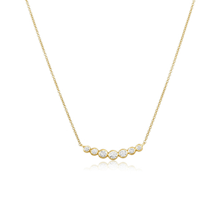 7 Diamond Bubble Necklace  Lindsey Leigh Jewelry.
