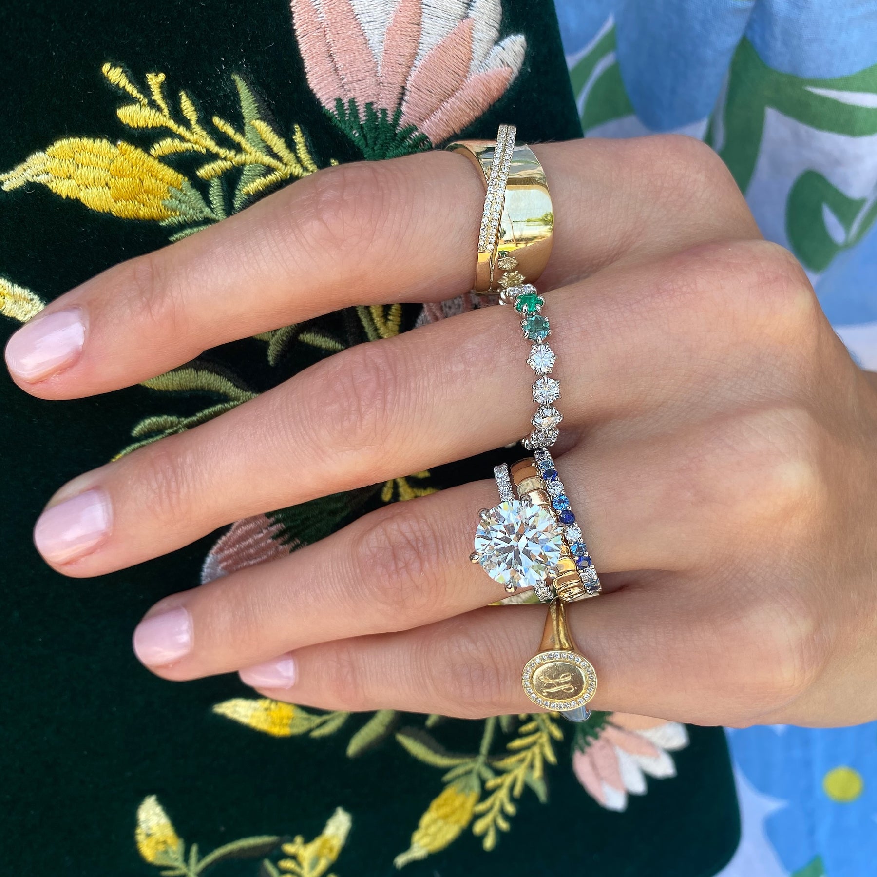 Diamond Bridge Ring – Lindsey Leigh Jewelry