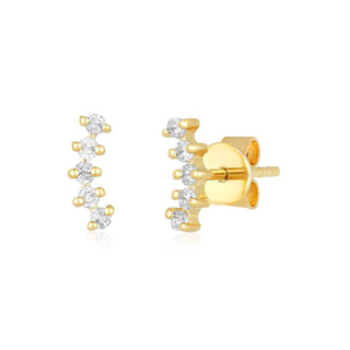 Dainty Diamond Ear Crawler  Lindsey Leigh Jewelry.
