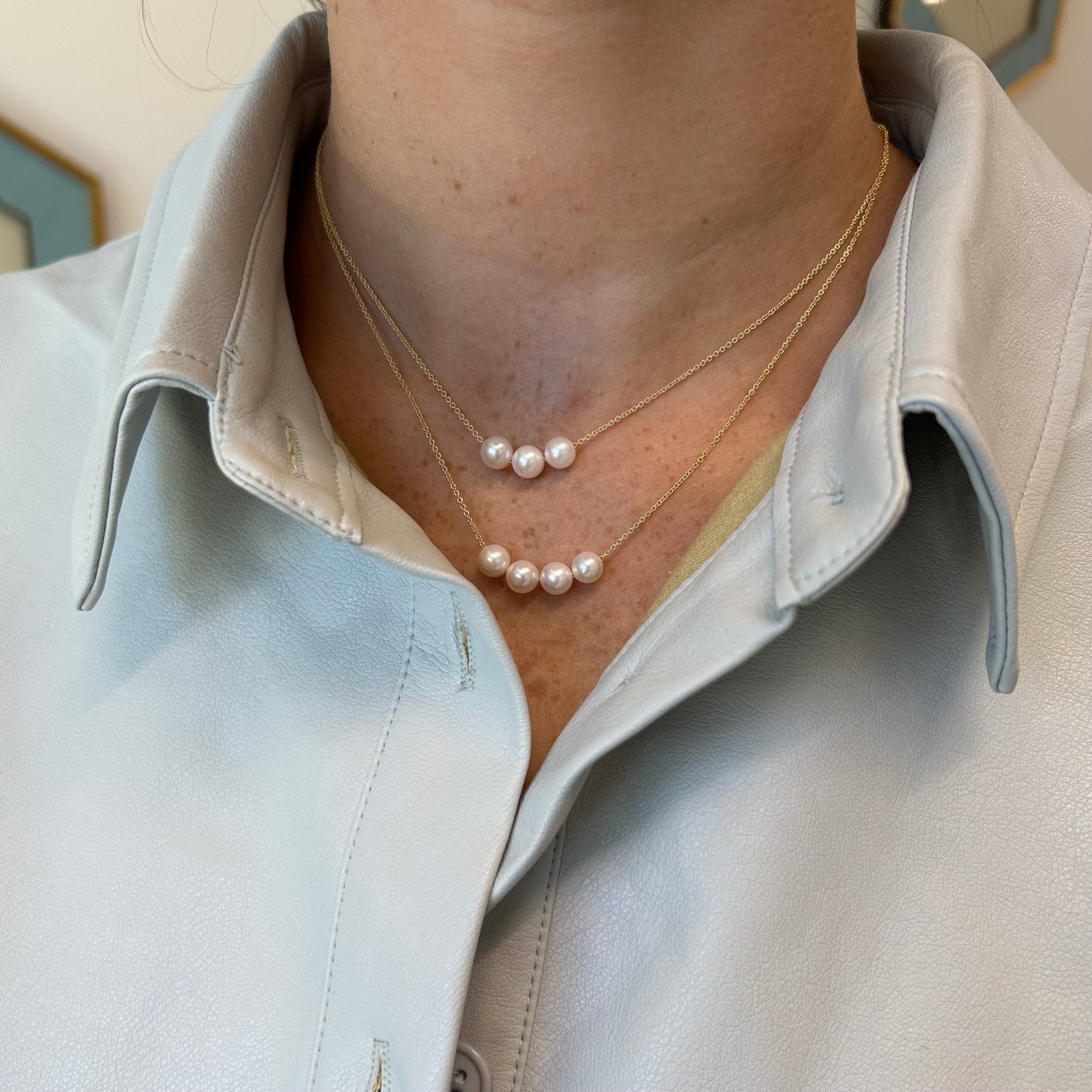 Mikimoto Pearl Pendant with Diamond Necklace | Skeie's Jewelers
