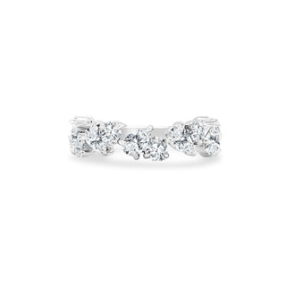 Alternating Round & Pear Diamond Band  Lindsey Leigh Jewelry.
