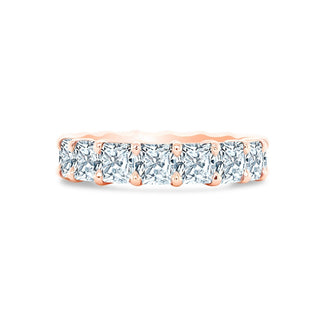 Asscher Cut Band  Lindsey Leigh Jewelry.
