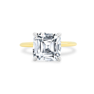 Asscher Cut Solitaire  Lindsey Leigh Jewelry.

