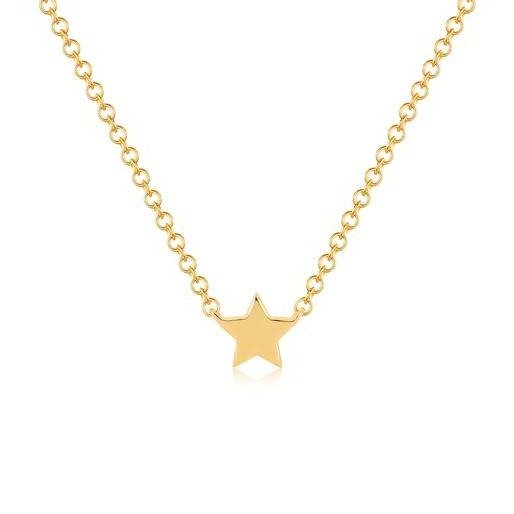 Baby Gold Star Necklace - Lindsey Leigh Jewelry
