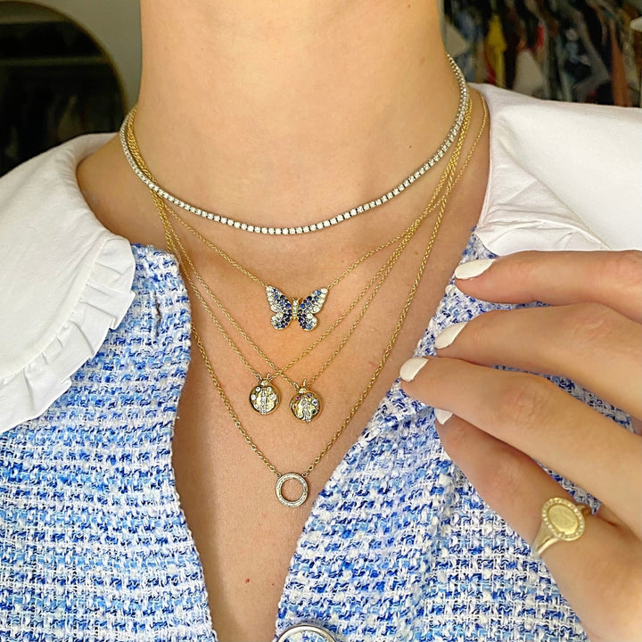 Baby Ladybug Necklace - Lindsey Leigh Jewelry