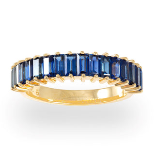 Baguette Gemstone Band  Lindsey Leigh Jewelry.
