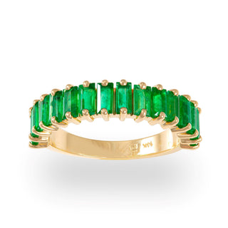 Baguette Gemstone Band  Lindsey Leigh Jewelry.
