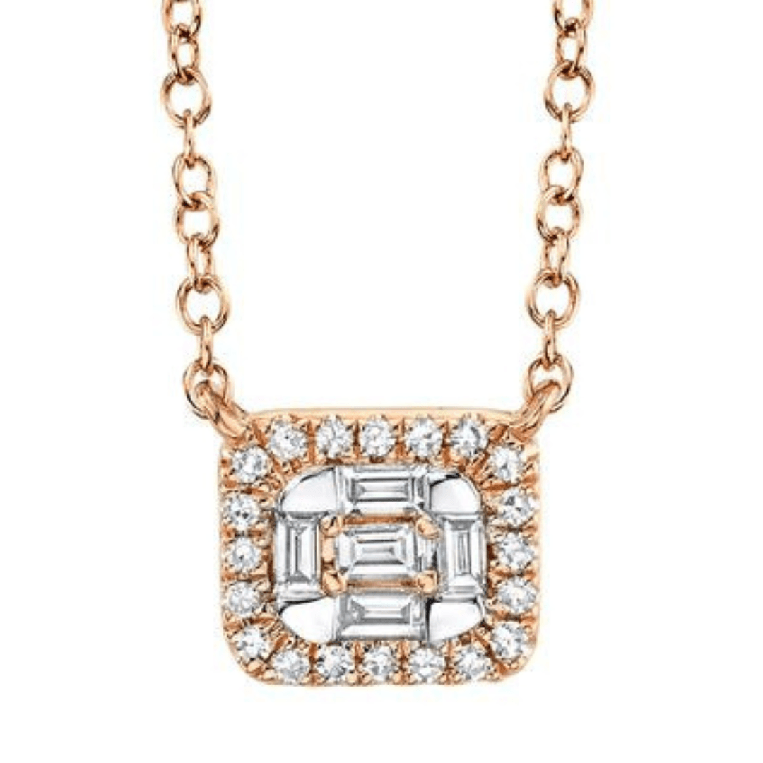 Baguette Mosaic Necklace - Lindsey Leigh Jewelry
