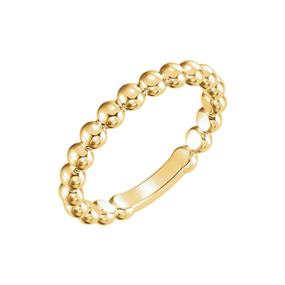 Bead Ring  Lindsey Leigh Jewelry.
