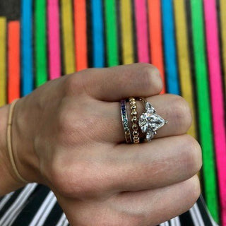 Bead Ring  Lindsey Leigh Jewelry.

