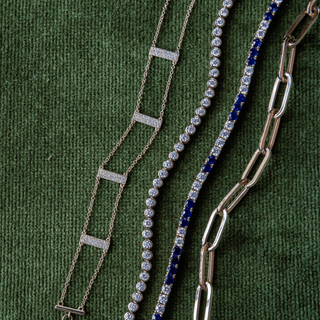 Bezel Set Tennis Bracelet  Lindsey Leigh Jewelry.
