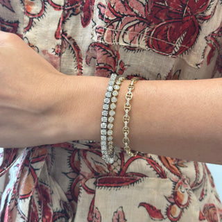 Bezel Set Tennis Bracelet  Lindsey Leigh Jewelry.
