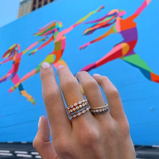 LLJ Signature Chasing Pear Band  Lindsey Leigh Jewelry.

