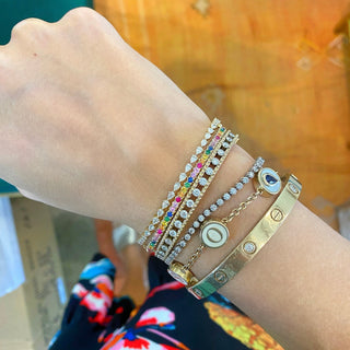 Chasing Pear Bangle  Lindsey Leigh Jewelry.
