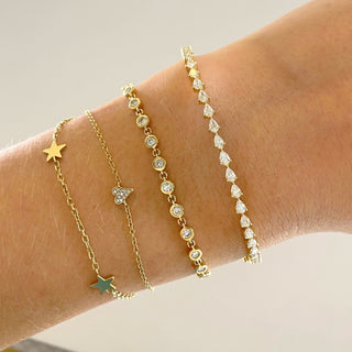 Chasing Pear Bangle  Lindsey Leigh Jewelry.
