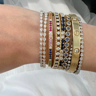 Chasing Pear Bangle  Lindsey Leigh Jewelry.
