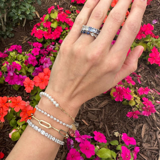 Chasing Pear Tennis Bracelet  Lindsey Leigh Jewelry.
