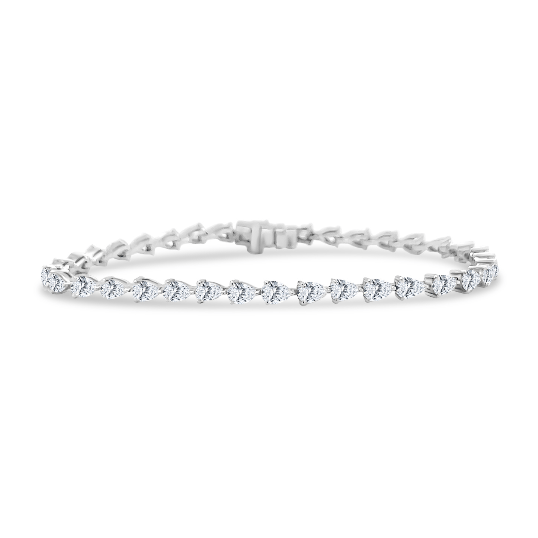 Chasing Pear Tennis Bracelet - Lindsey Leigh Jewelry