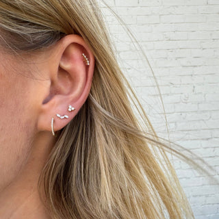 Classic Diamond Huggies  Lindsey Leigh Jewelry.

