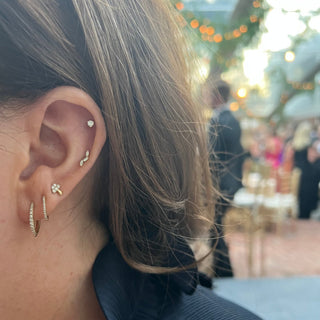 Classic Diamond Huggies  Lindsey Leigh Jewelry.
