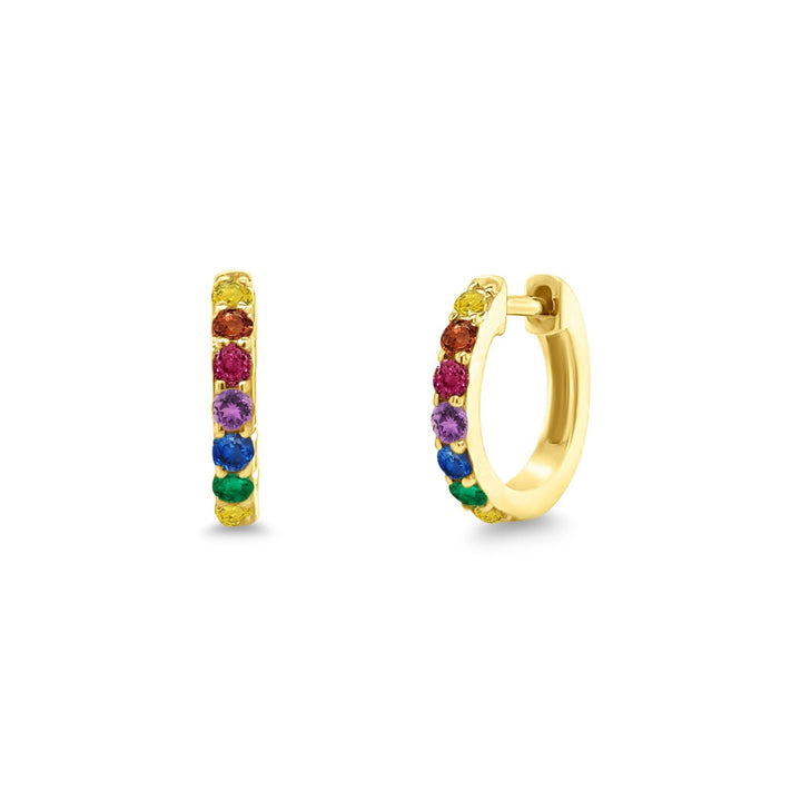 Classic Rainbow Huggies - Lindsey Leigh Jewelry