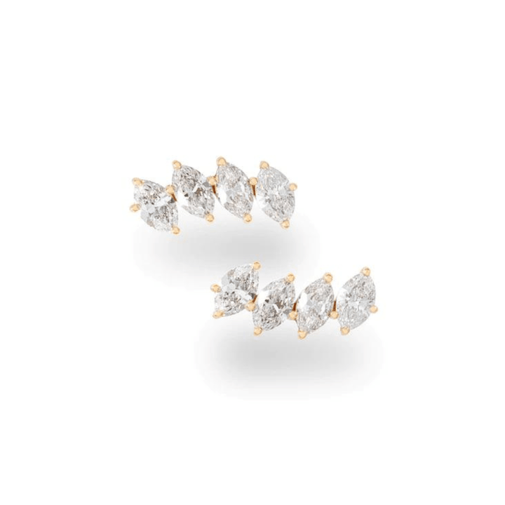 Curved Marquise Studs - Lindsey Leigh Jewelry