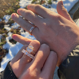 Cushion Cut Solitaire  Lindsey Leigh Jewelry.
