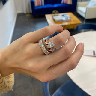 Cushion Cut Solitaire  Lindsey Leigh Jewelry.
