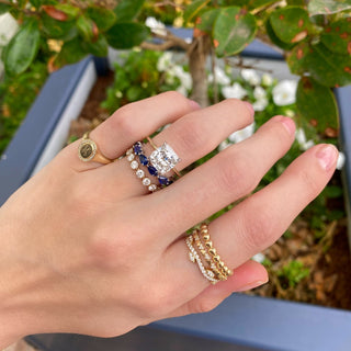 Cushion Cut Solitaire  Lindsey Leigh Jewelry.
