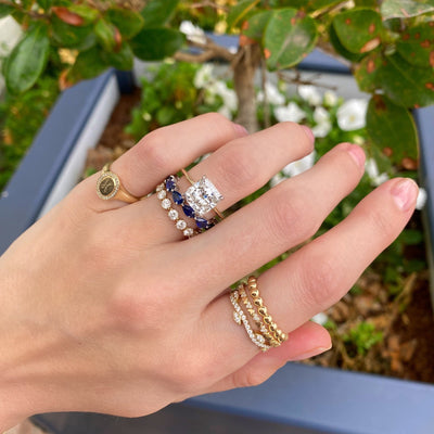 Cushion Cut Diamond Solitaire - Lindsey Leigh Jewelry