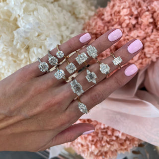 Cushion Cut Solitaire  Lindsey Leigh Jewelry.

