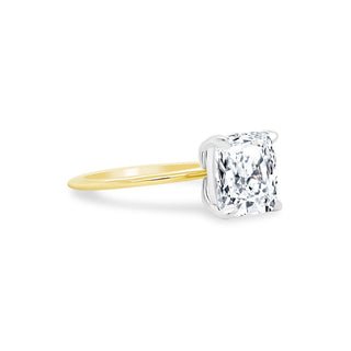 Cushion Cut Solitaire  Lindsey Leigh Jewelry.
