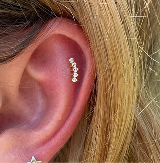 Dainty Diamond Ear Crawler  Lindsey Leigh Jewelry.
