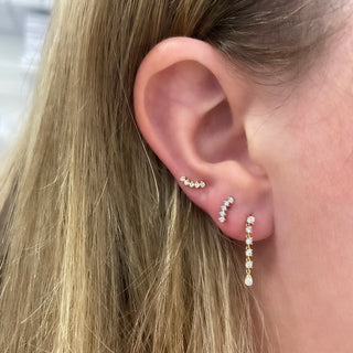 Dainty Diamond Ear Crawler  Lindsey Leigh Jewelry.
