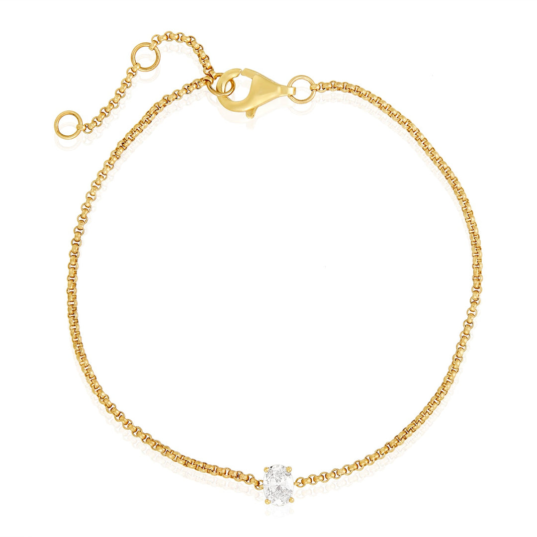 Dainty Fancy Shape Diamond Bracelet - Lindsey Leigh Jewelry
