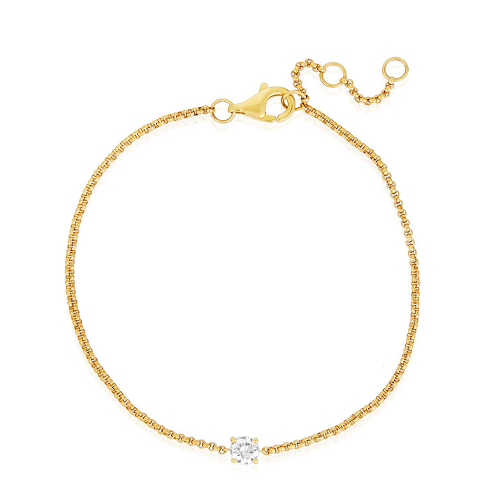 Dainty Fancy Shape Diamond Bracelet - Lindsey Leigh Jewelry