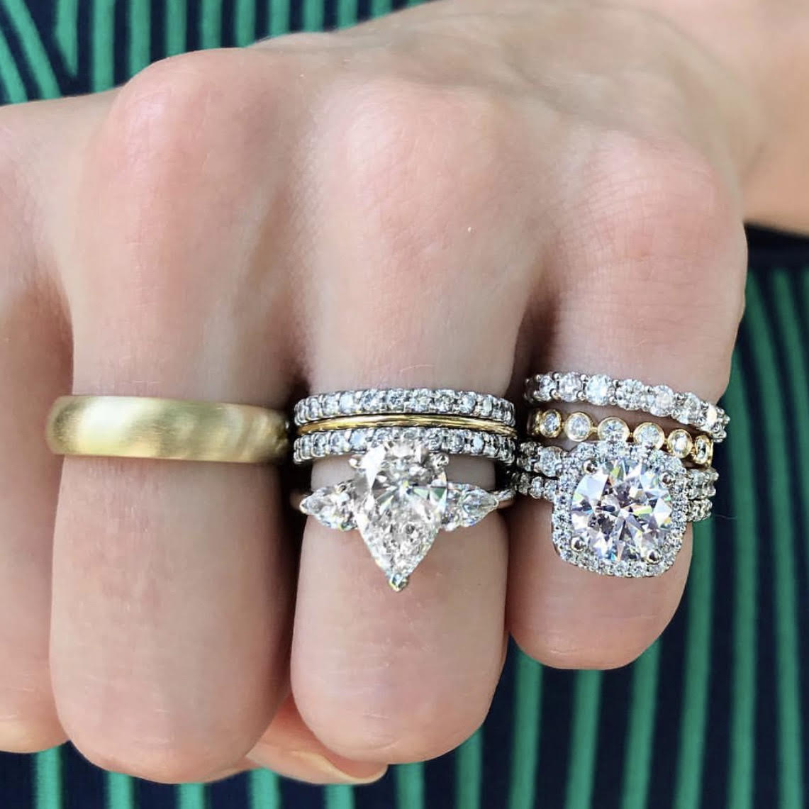 Dainty Thin Band – Lindsey Leigh Jewelry