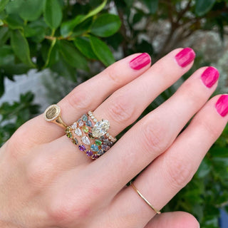 Dainty Thin Band  Lindsey Leigh Jewelry.
