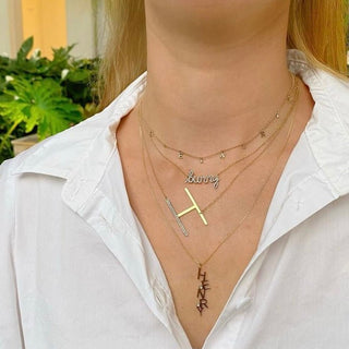 Dancing Initial Necklace  Lindsey Leigh Jewelry.
